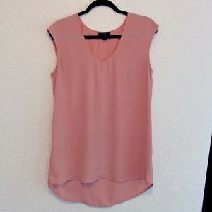 J.Crew Dusty rose chiffon blouse